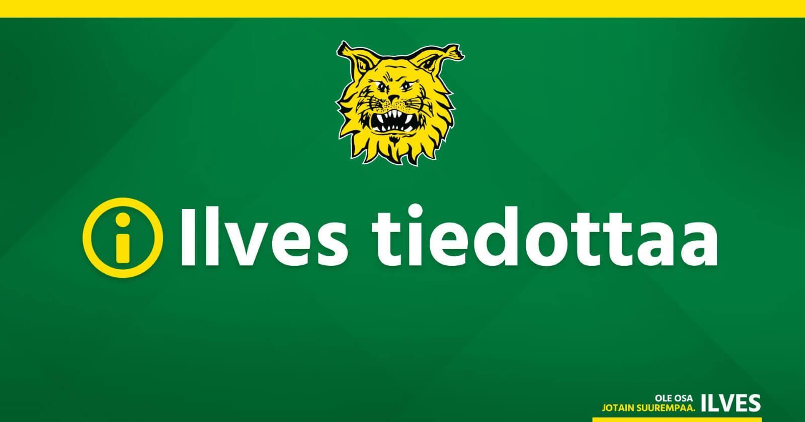 Ilves tiedottaa Ilves tiedottaa