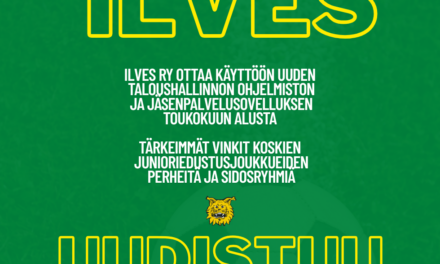 ILVES RY OTTAA KÄYTTÖÖN 1.5.2025 ALKAEN UUDEN TALOUSHALLINNON OHJELMISTON JA JÄSENPALVELUSOVELLUKSEN